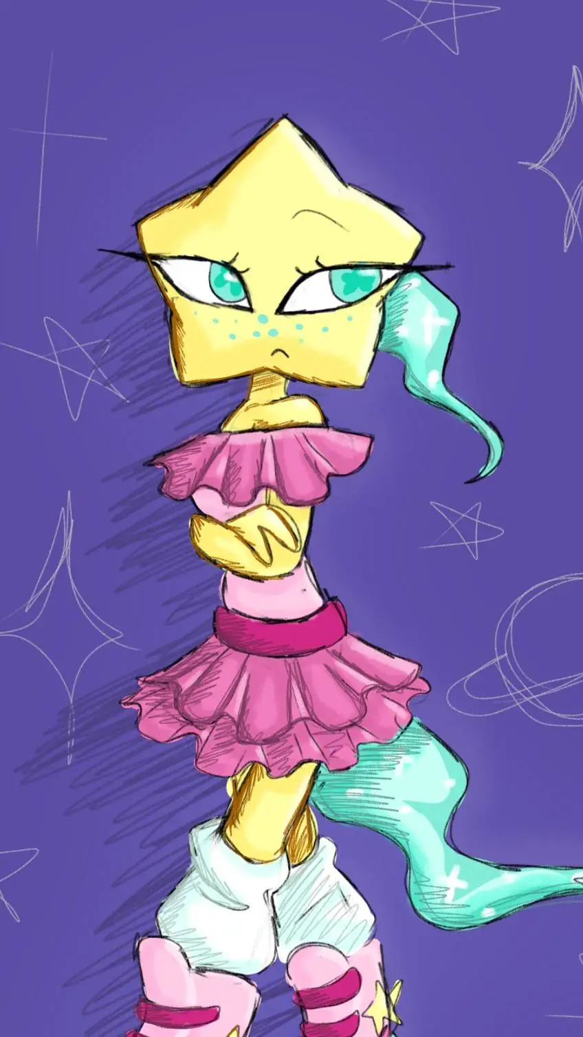ai character: Twinkle☆ background