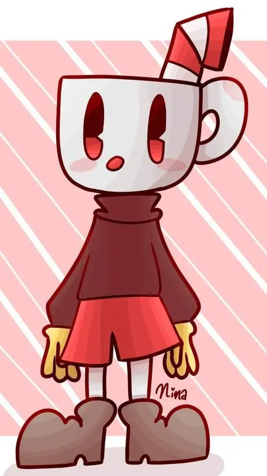 ai character: Cuphead cop background
