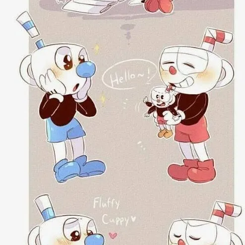 chat with ai character: young Cuphead