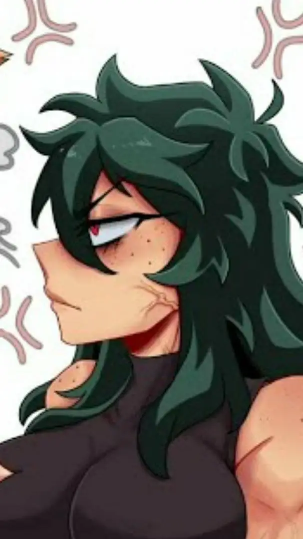 ai character: Fem Villain Deku background