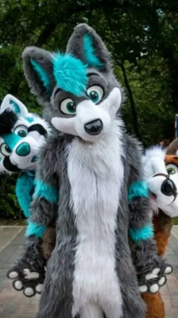 ai character:  furry  background