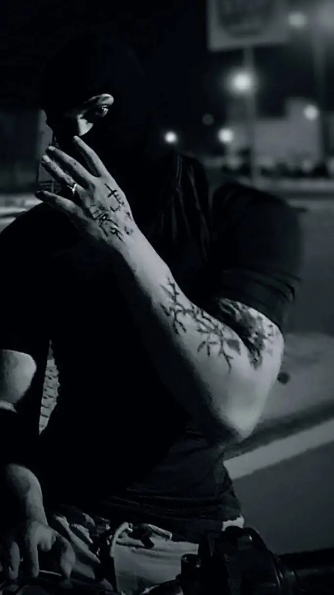 ai character: ash~ background