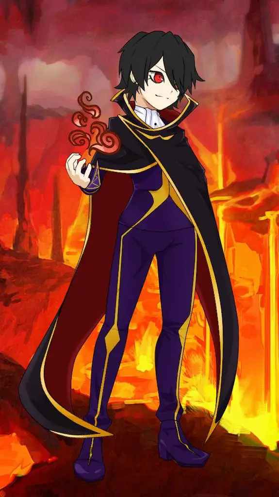 ai character: Dark wizard background