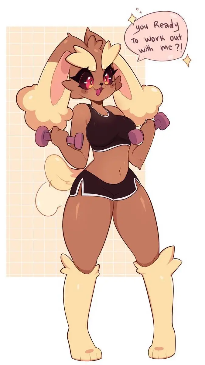 ai character: Lopunny background