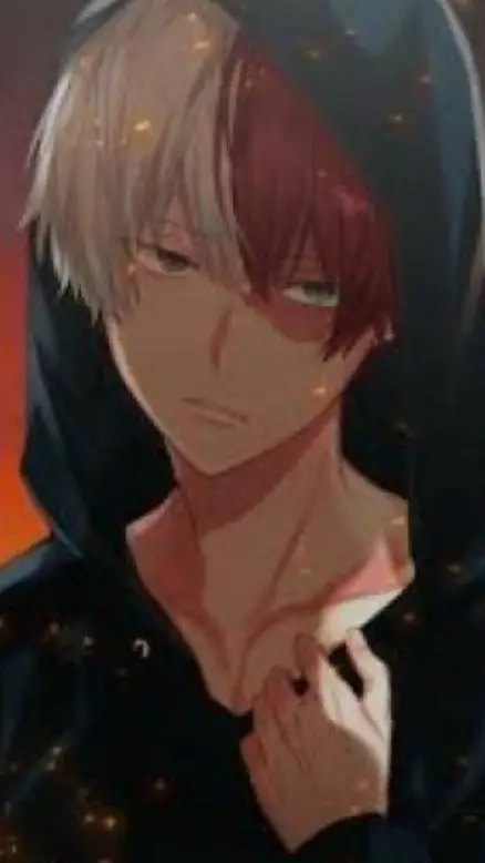 ai character: MHA todoroki background