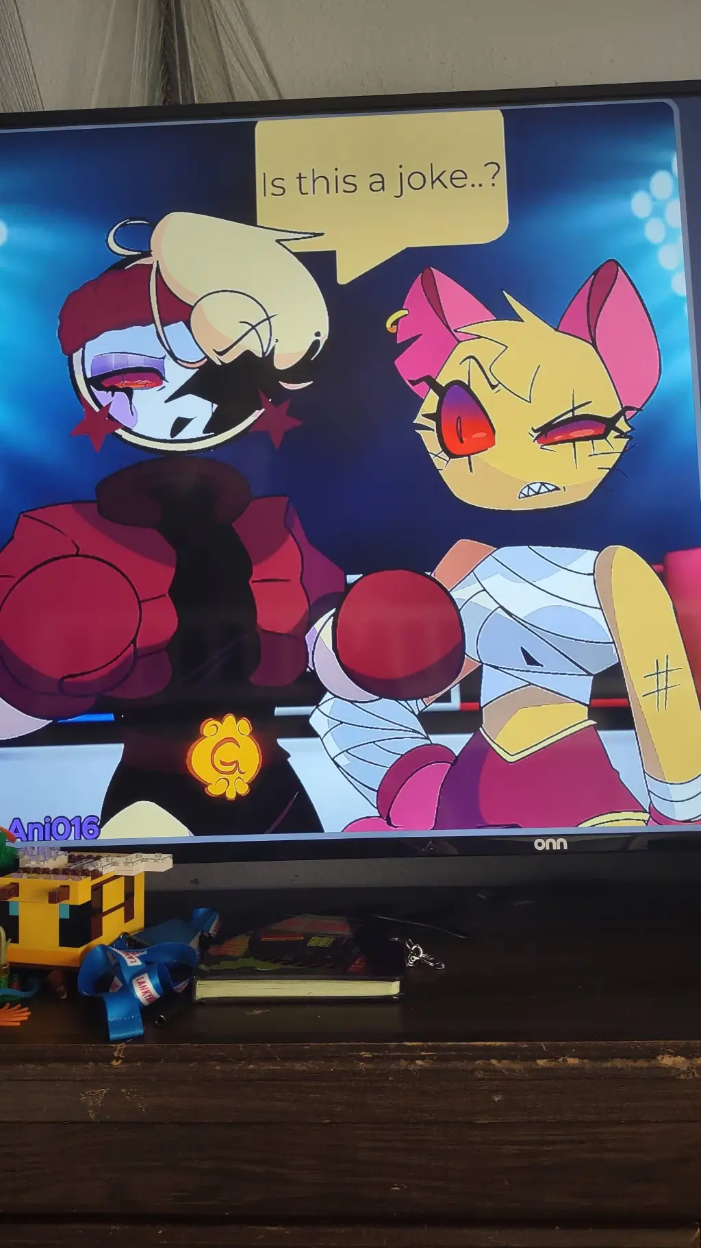 ai character: dw boxing  background