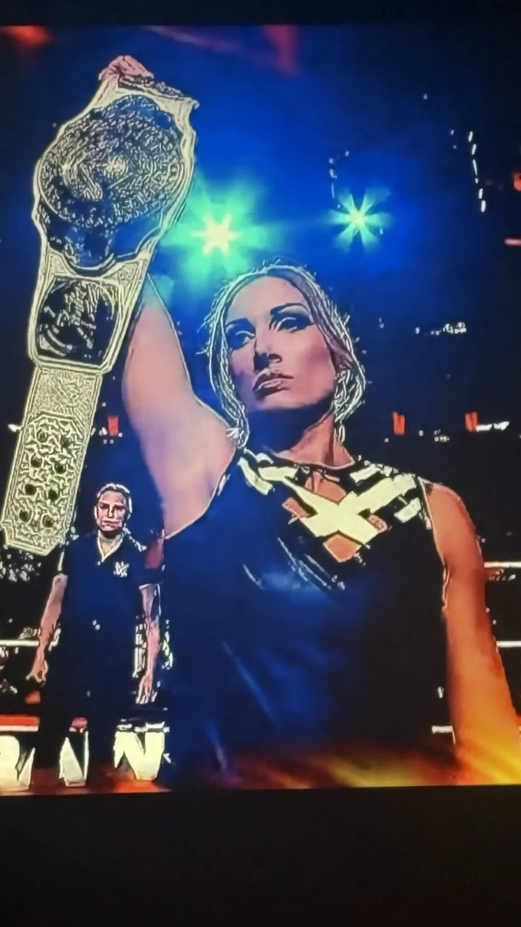 ai character: Becky Lynch background