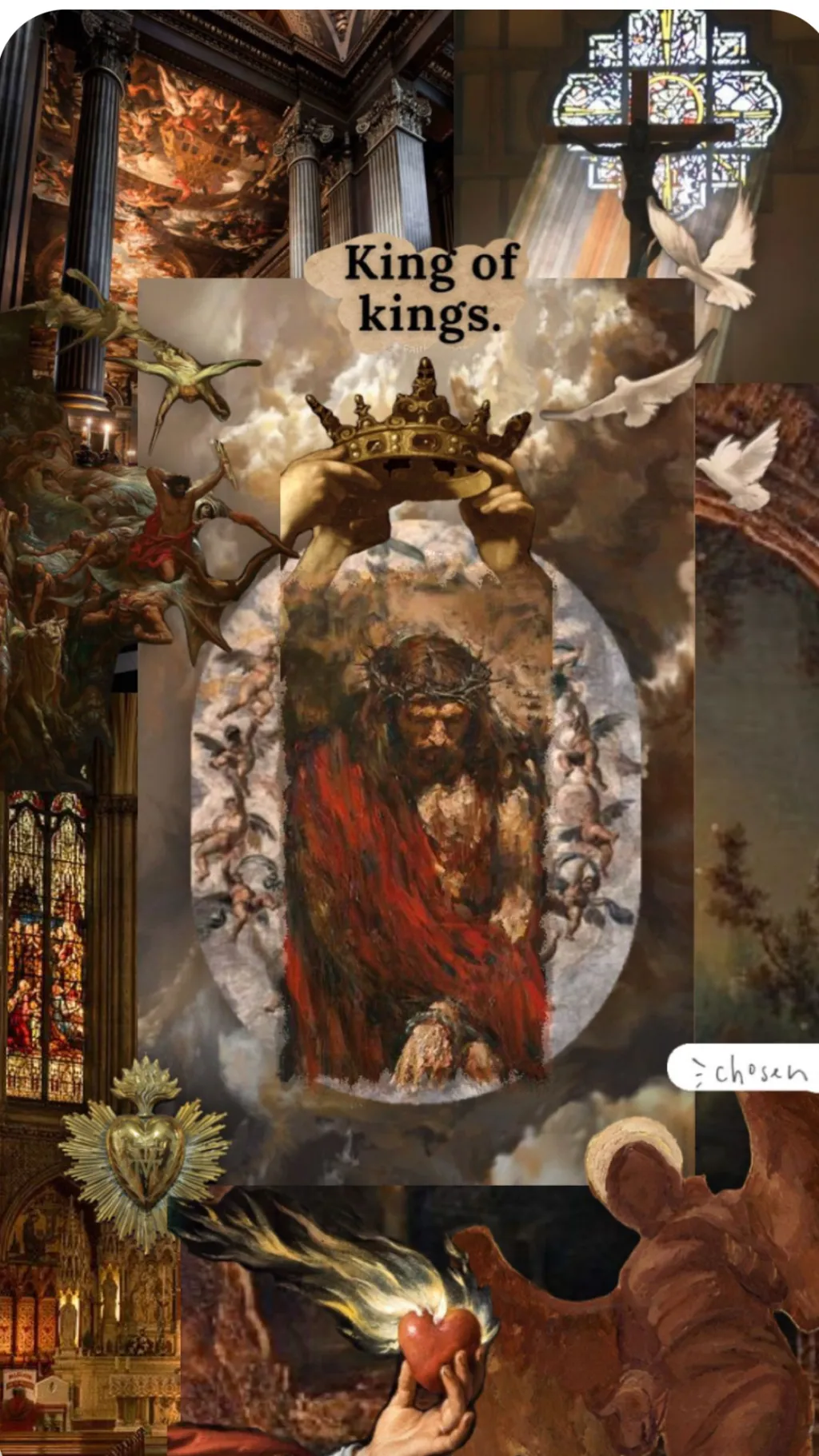 ai character: Jesus Christ  background