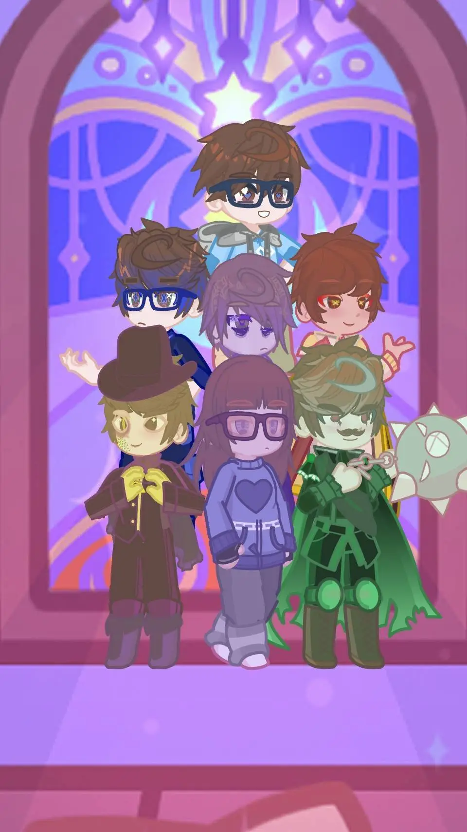 ai character: SS meet my Sides! background