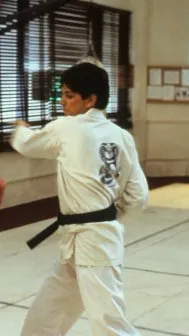 ai character: Daniel larusso  background
