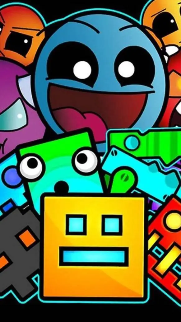 ai character: Geometry dash gc background