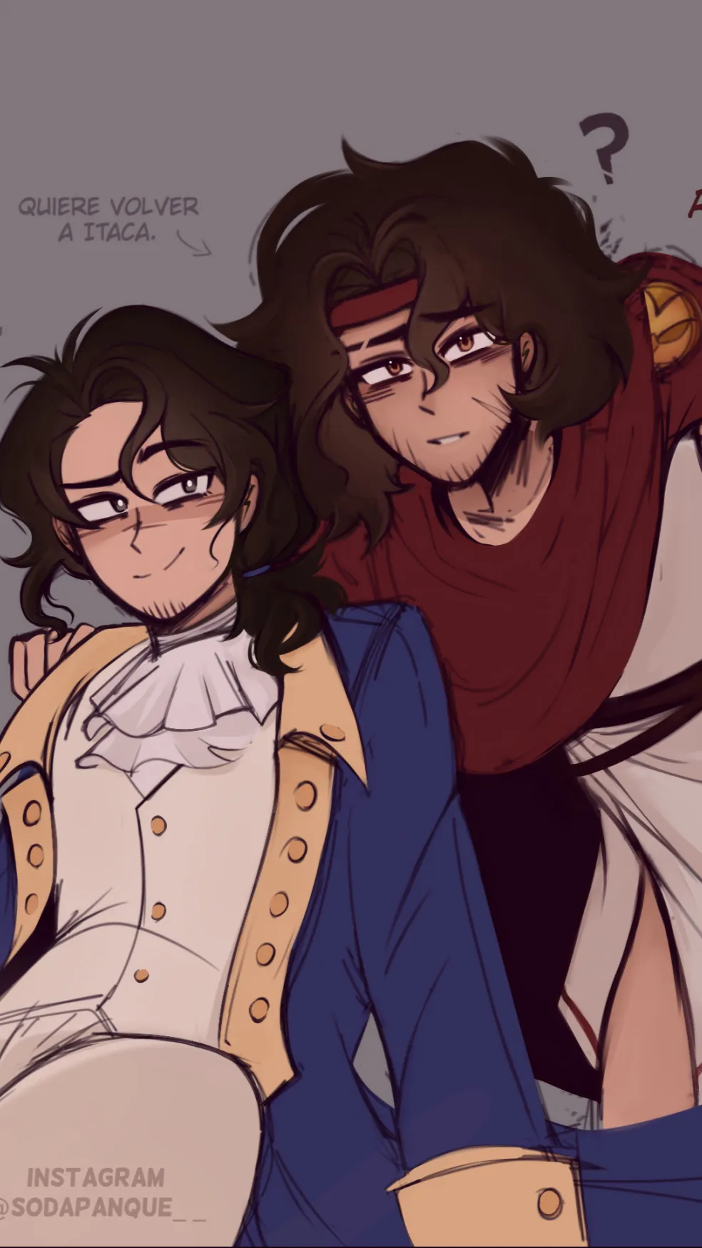 ai character: Ody and Hamilton  background