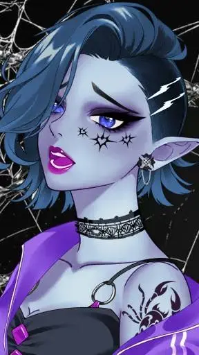 ai character: Sapphire background