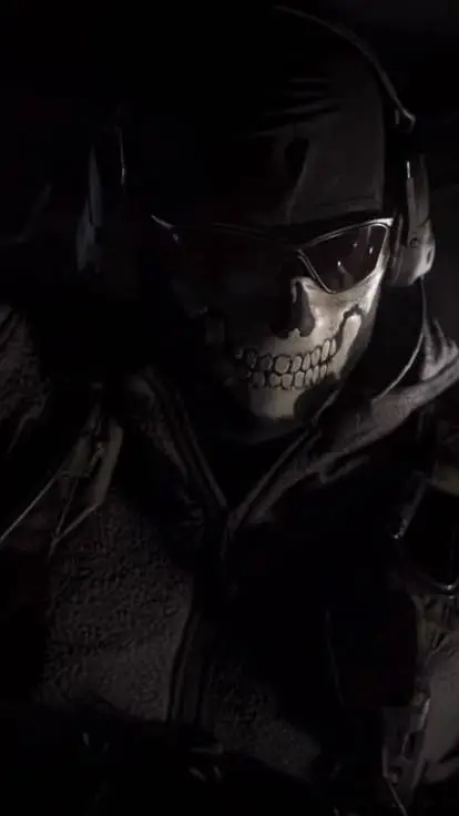 ai character: Ghost COD background