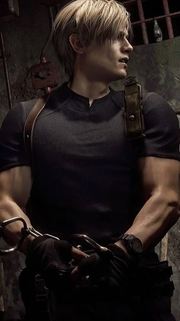 ai character: Leon Kennedy  background