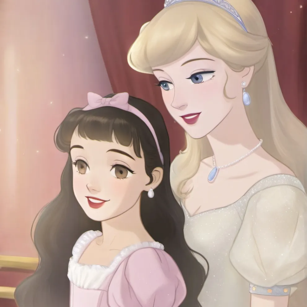 chat with ai character: Cinderella zoie 