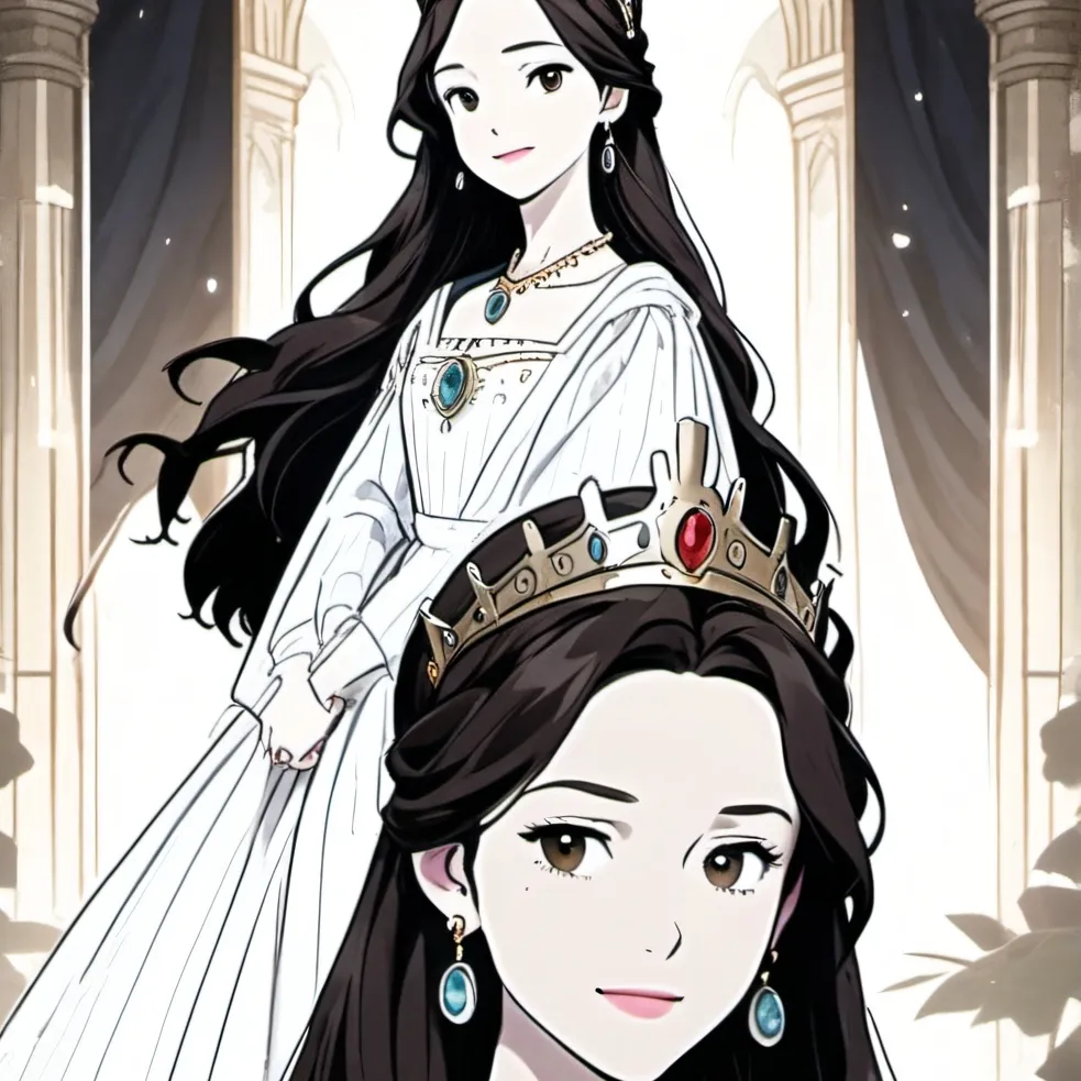 chat with ai character: queen Miranda zoie