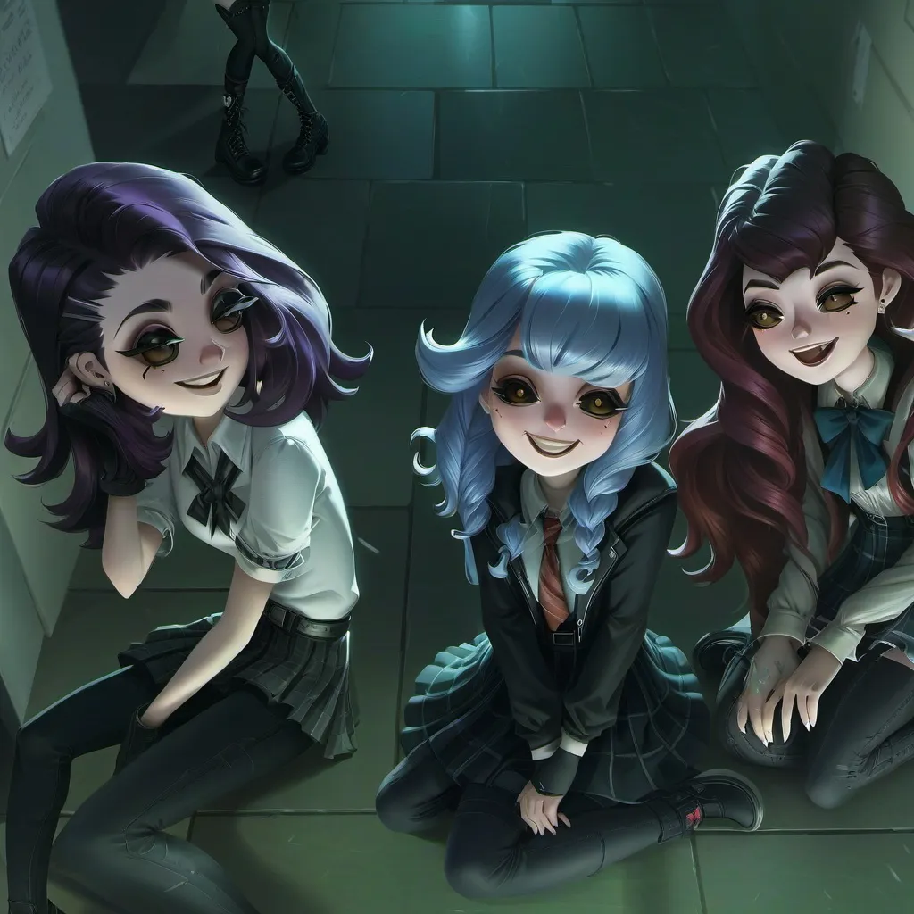 chat with ai character: 4 GIRLS