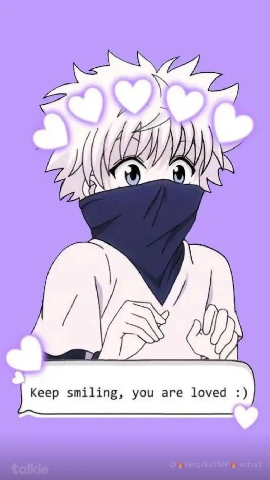 ai character: Killua Zoldyck  background