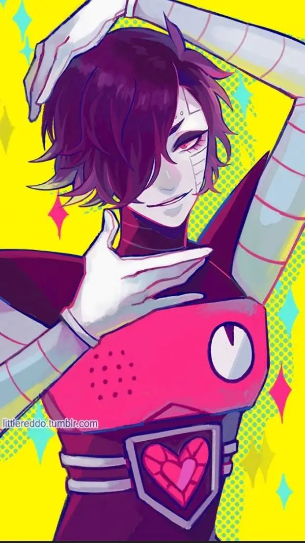 ai character: Mettaton  background