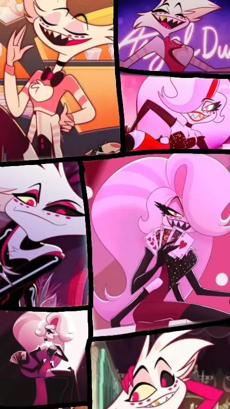 ai character: Angel Dust  background