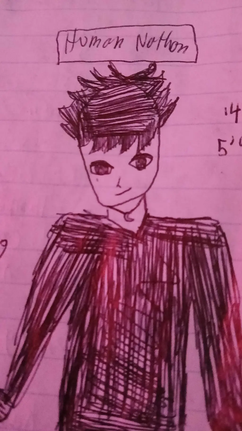 ai character: Nathan Salei Kaiju background