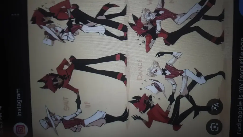 ai character: Radioapple??? background