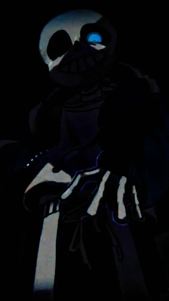 ai character: Sans :3 background