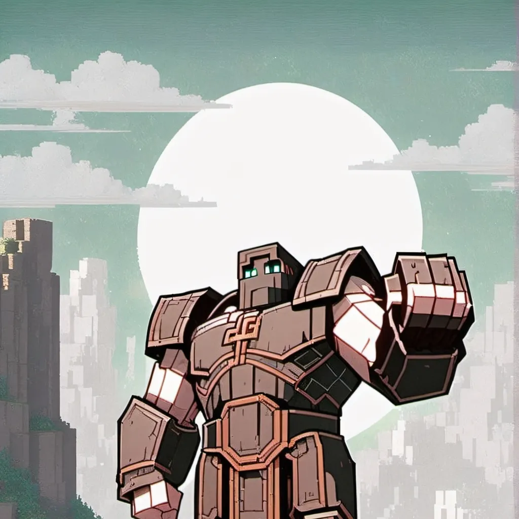 chat with ai character: iron golem