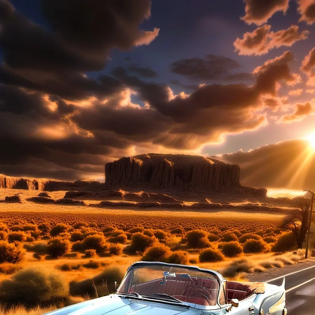 chat with ai character: Forsaken road trip