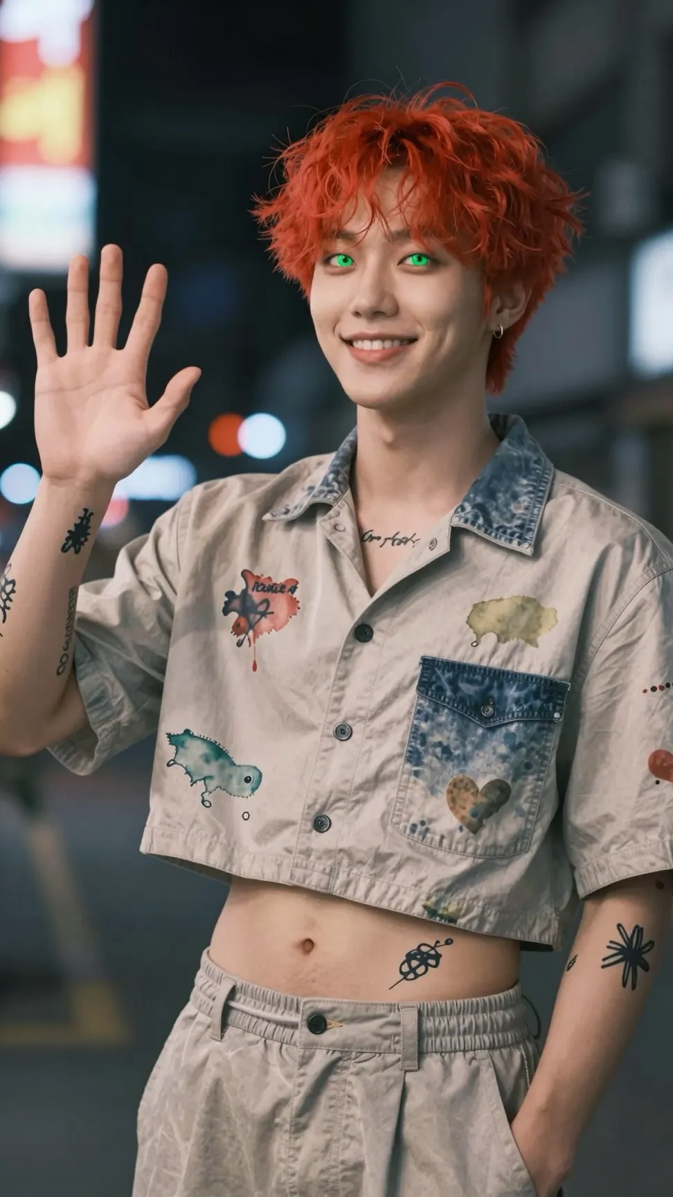 ai character: Roman  background