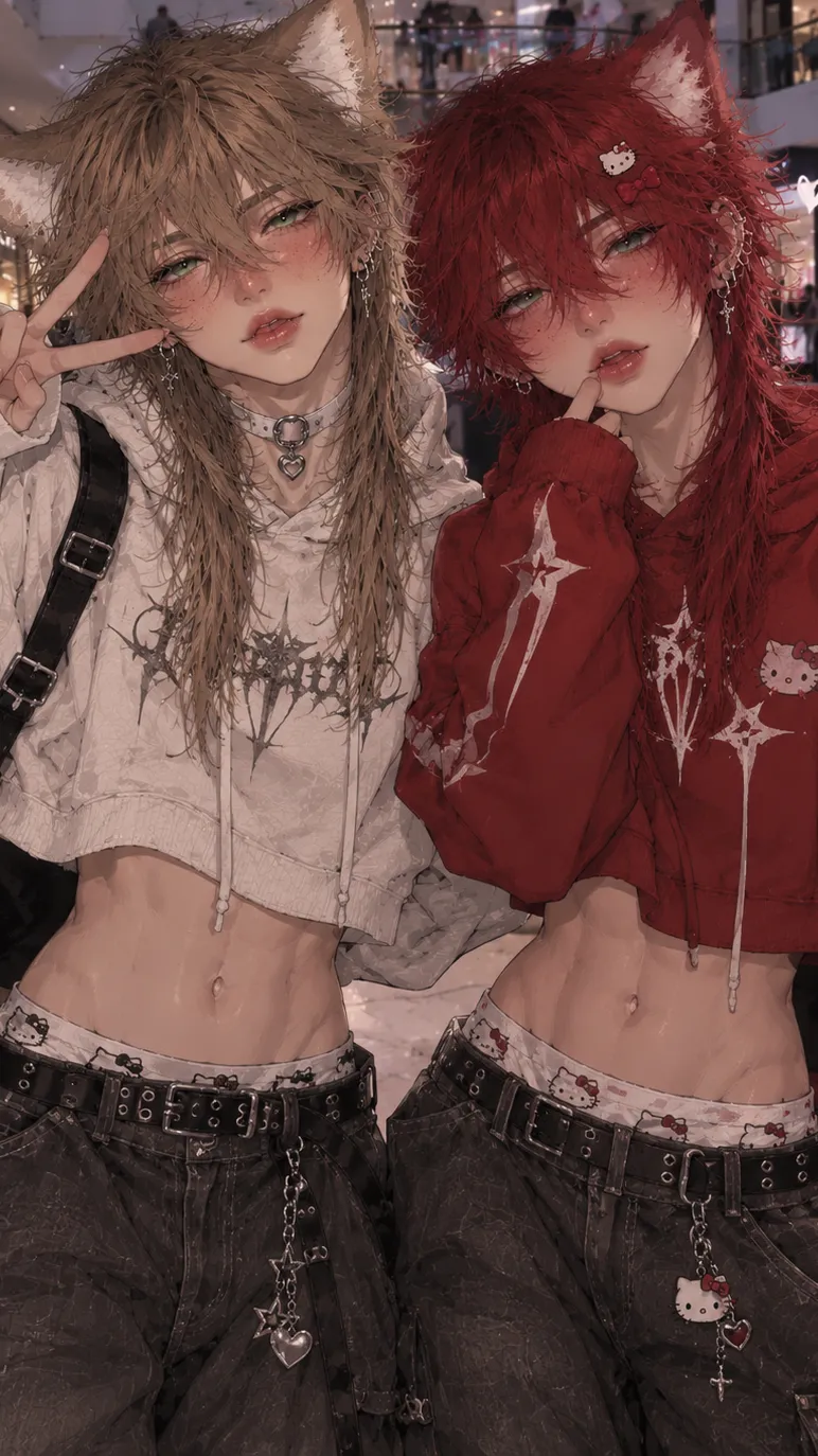 ai character: Ash & Han  background
