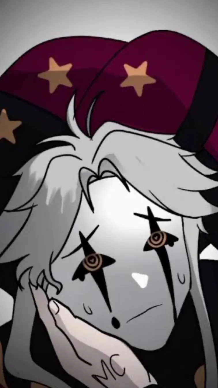 ai character: Sad Pierrot background