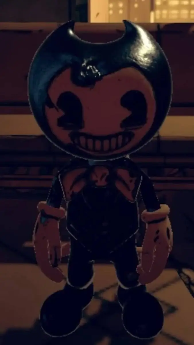 ai character: bendy  background