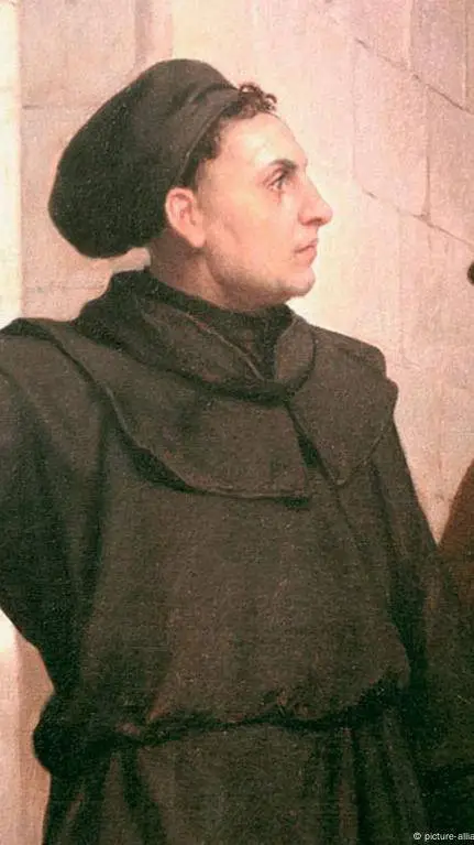 ai character: Martin Luther  background