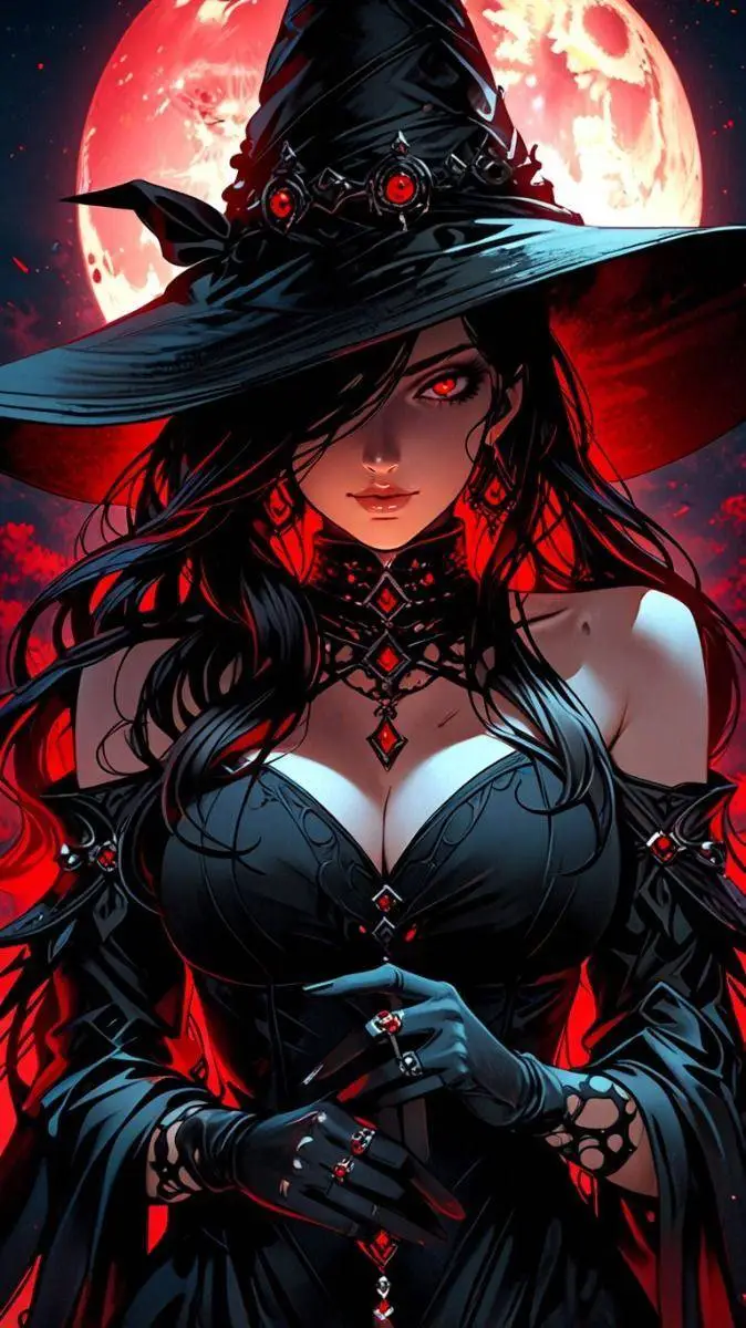 ai character: Luna Hollow background