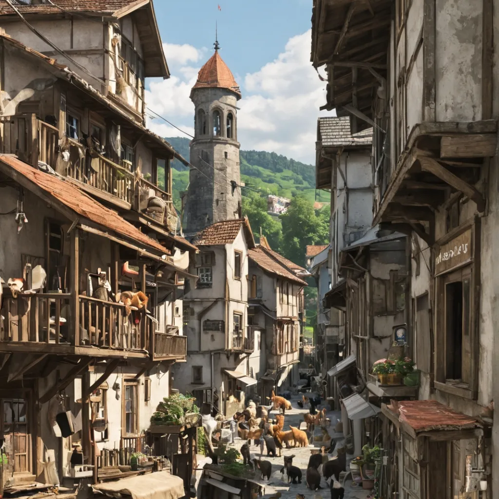 chat with ai character: Cat Town