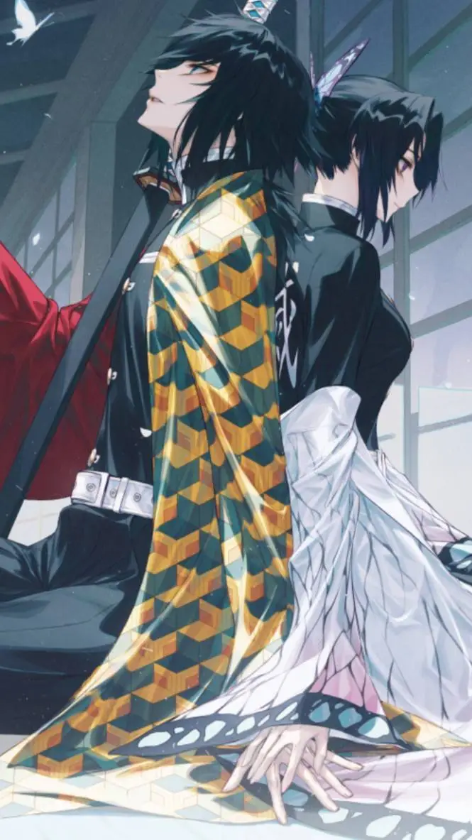 ai character: Giyu x shinobu background