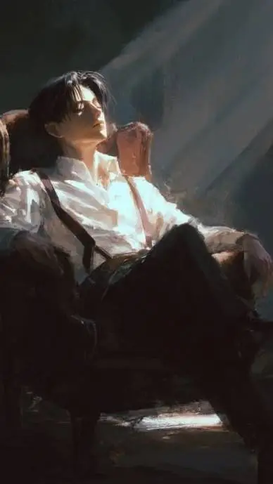 ai character: Levi vampire hunte background