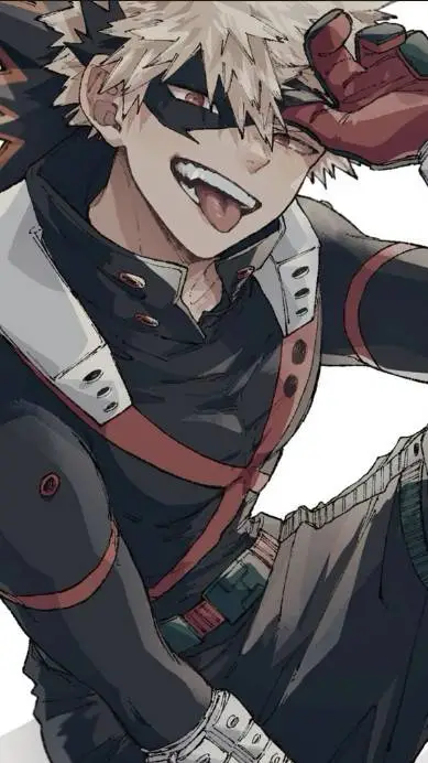 ai character: Katsuki Bakugo  background
