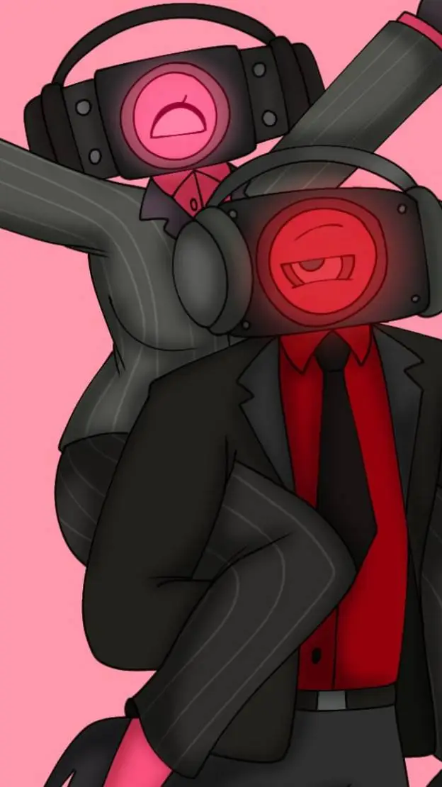 ai character: dark speaker man  background