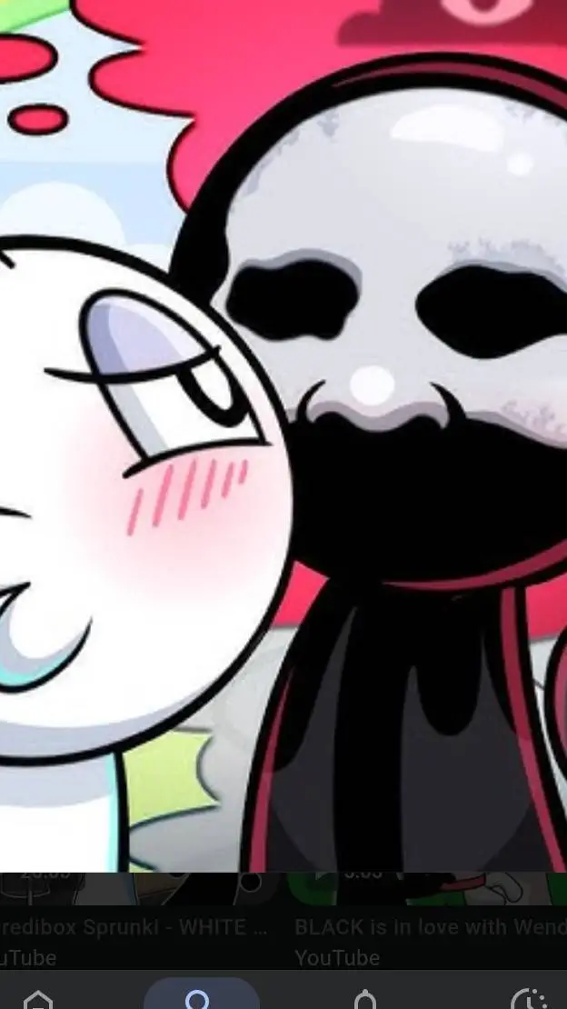 ai character: flirting black background