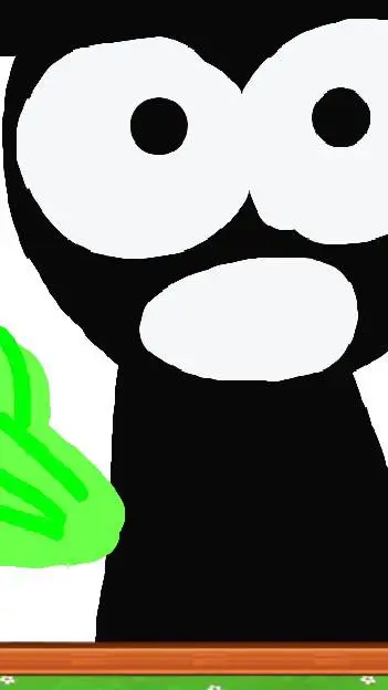 ai character: gassy black background