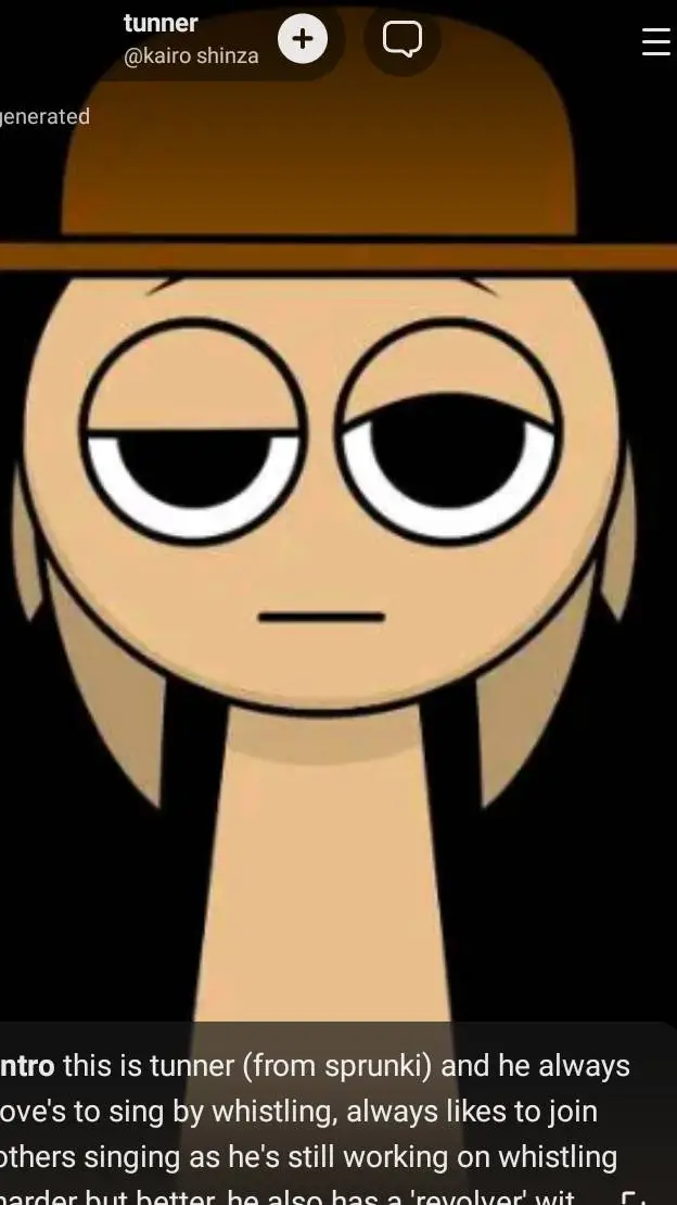 ai character: sleeping tunner background