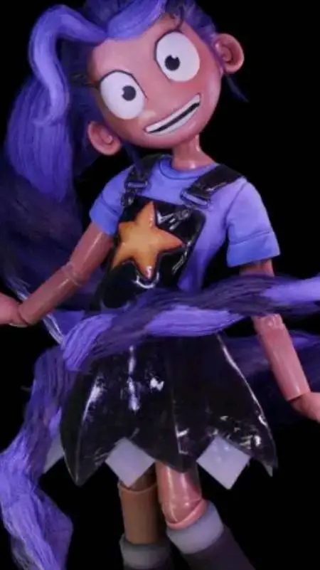 ai character: Lilly love braids  background