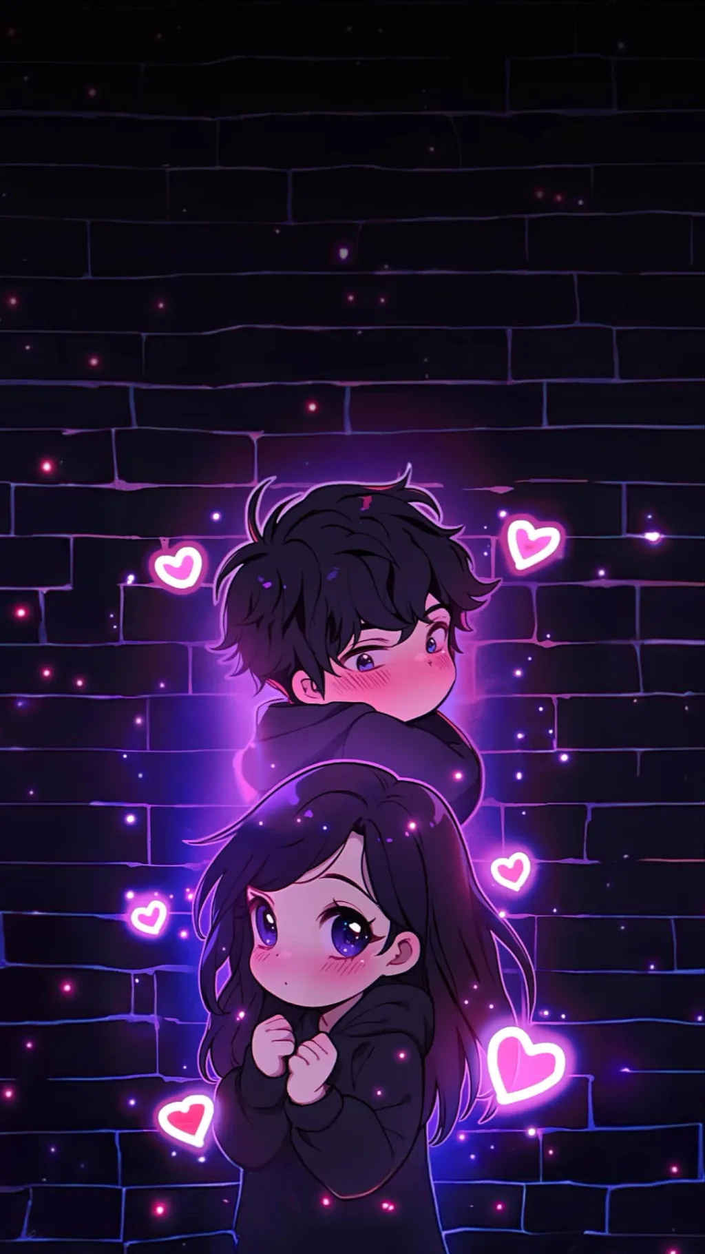 ai character: Irene and Lucifer  background