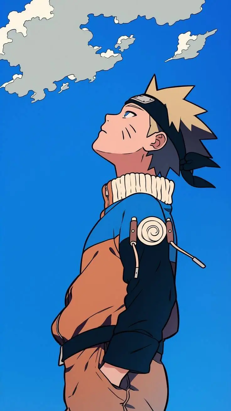 ai character: Naruto こんにちは background