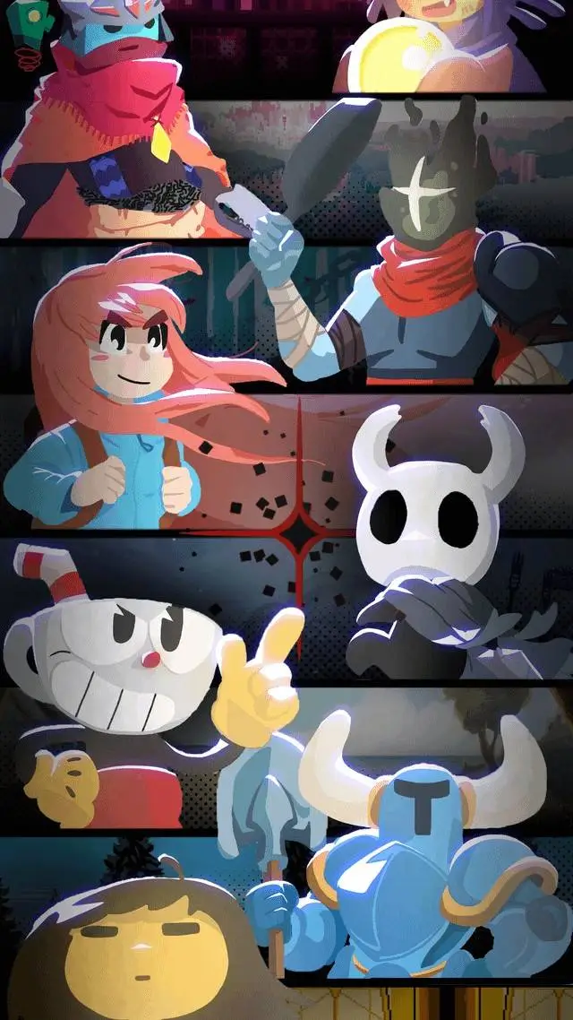 ai character: indie cross background