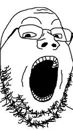 ai character: Soyjak background