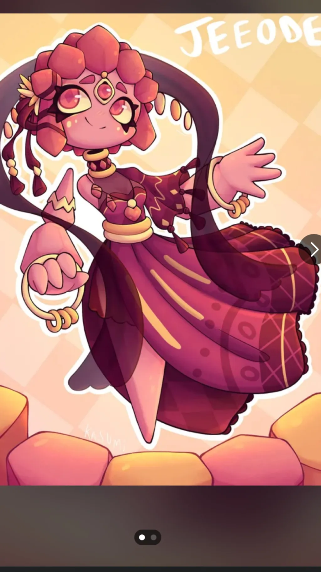 ai character: Jeeode background